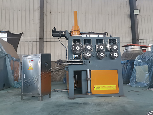 七輥智能數控法蘭成型自動裁斷生產線