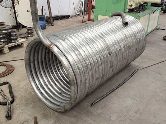 ?76×5mm厚 中徑750盤(pán)管加工